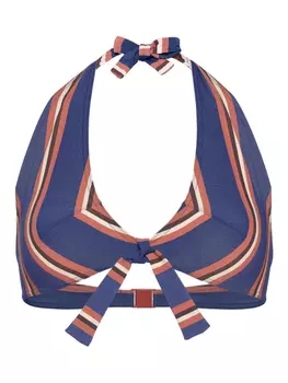 Топ бикини в полоску ERES, синий
