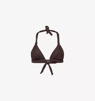Топ бикини в широкую резинку из Марокко Monday Swimwear, цвет espresso rib