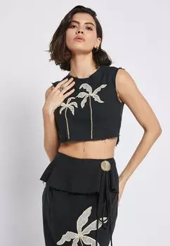 Топ Blouse Be Sunset, черный