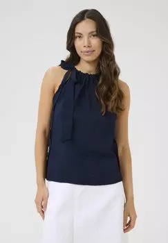 Топ Blouse Cream, темно-синий