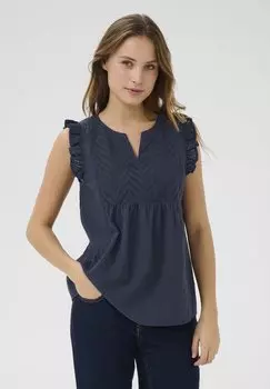 Топ Blouse Culture, темно-синий