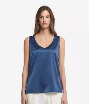 Топ Blouse Falconeri, темно-синий