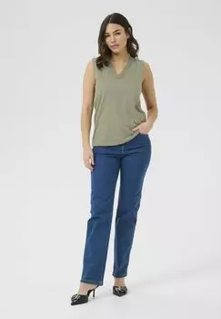 Топ Blouse Kaffe, зеленый