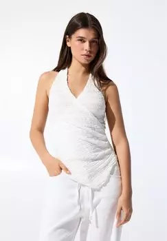 Топ Blouse PULL&BEAR, белый