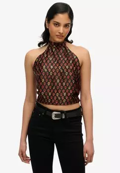 Топ Blouse Superdry, черный