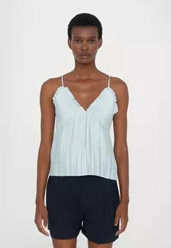 Топ Blouse The Kooples, светло-голубой