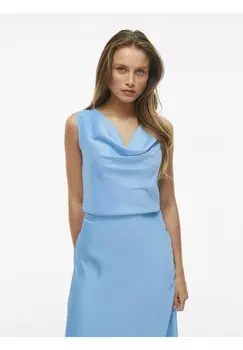Топ Blouse VILA, синий