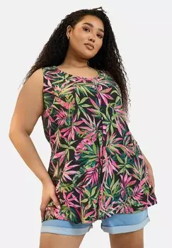 Топ Blouse Yours Clothing, зеленый