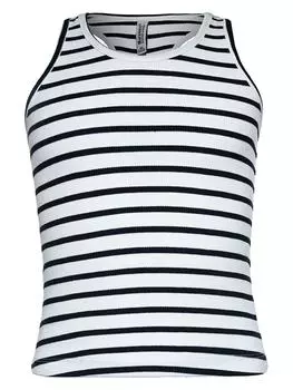 Топ Blue Effect, белый/темно-синий