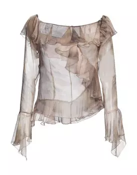 Топ Blumarine, хаки