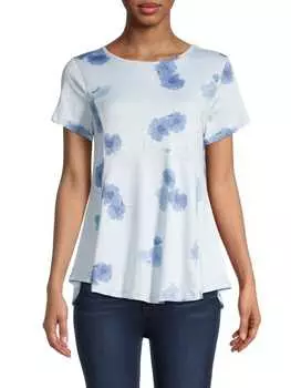 Топ Bobeauа с цветочным принтом, chambray