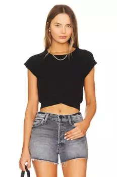 Топ Bobi Cross Hem, черный