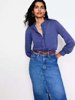 Топ Boden Caroline Broderie, темно-синий