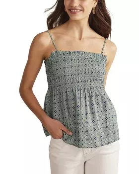 Топ Boden Smocked Cami, слоновая кость