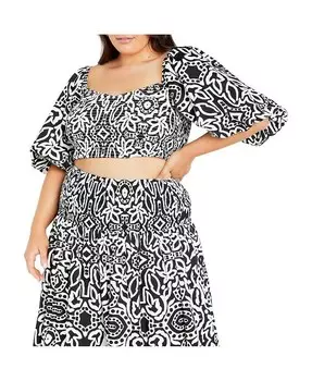 Топ больших размеров Amari CITY CHIC, мультиколор