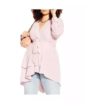 Топ больших размеров Сибара CITY CHIC, желтый