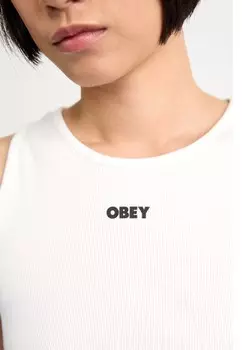Топ BOLD Obey Clothing, белый