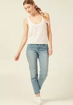 Топ BONOBO Jeans, кремовый