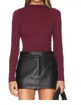 Топ «Бордо Шарлотт» красного цвета Nation LTD