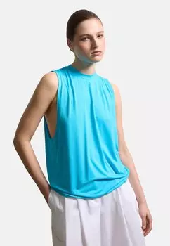 Топ BOXY-FIT Stefanel, синий