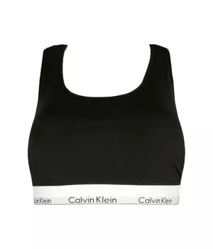 Топ-бра Calvin Klein Underwear, черный / белый