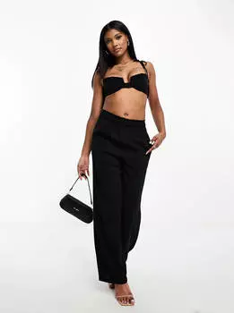 Топ бралетт на завязках от комплекта Aria Cove, черный