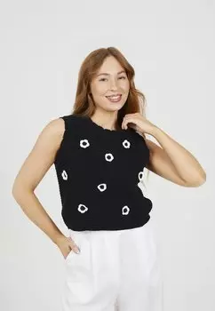 Топ Brave Soul, черный