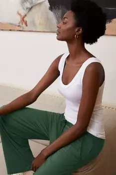 Топ brenna lenzing ecovero Baukjen, белый