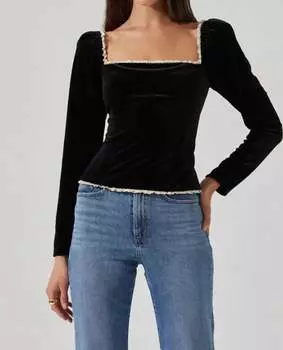 Топ Briella черного цвета ASTR