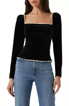 Топ Brielle черного цвета ASTR