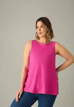 Топ BRIGHT ROUND NECK Live Unlimited London, розовый