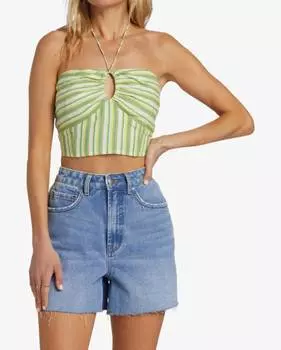 Топ Bright Side Halter в цвете Palm Green Billabong