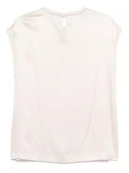 Топ Brunello Cucinelli Monili с цепочкой, серый