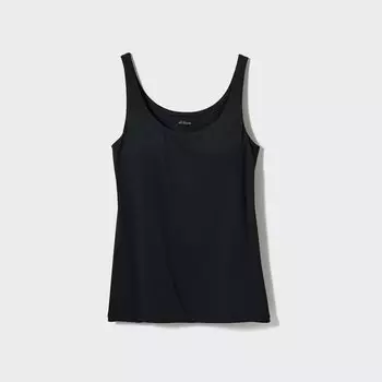 Топ-бюфт без рукавов airism UNIQLO, черный