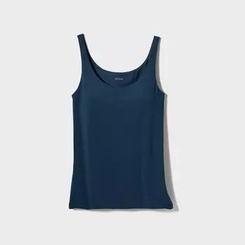 Топ-бюфт без рукавов airism UNIQLO, темно-синий