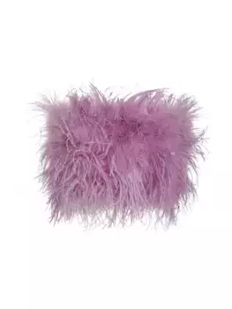 Топ-бюстье Zaina с перьями Lamarque, цвет lilac