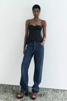 Топ-бюстье ZARA, черный