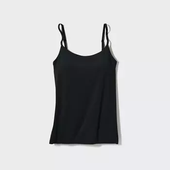 Топ-бюстгальтер без рукавов airism UNIQLO, черный