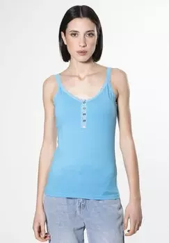 Топ BUTTON CAMI INFLUENCER, синий