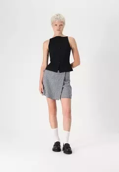 Топ BUTTON DOWN Gina Tricot, черный