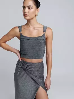 Топ BWLDR MYRA, темно-серый