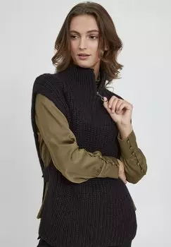 Топ BYOELLA SLIPOVER b.young, черный деним