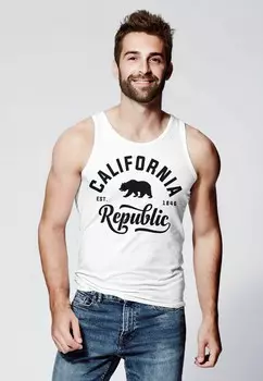 Топ CALIFORNIA REPUBLIC Tank VON Neverless, белый