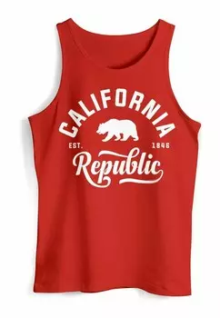 Топ CALIFORNIA REPUBLIC Tank VON Neverless, красный