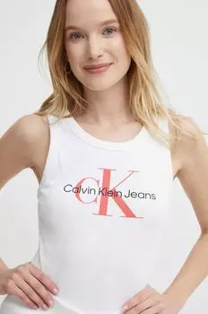 Топ Calvin Klein Jeans, белый