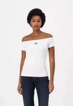 Топ Calvin Klein Jeans, белый