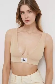 Топ Calvin Klein Jeans, бежевый
