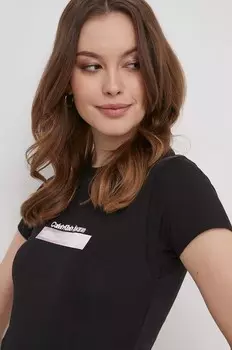 Топ Calvin Klein Jeans, черный