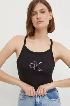 Топ Calvin Klein Jeans, черный