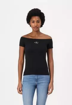 Топ Calvin Klein Jeans, черный